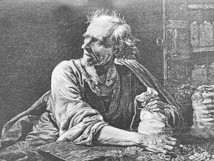 Miser_guards_his_gold